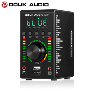 Douk Audio M100 เครื่องขยายเสียงดิจิทัล บลูทูธ 5.0 USB DAC โคแอกเชียล ออปติคอล แอมป์โฮม รถยนต์ แอมป์เครื่องเสียงเรือ 24Bit 192KHz