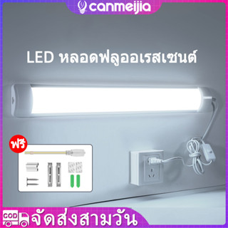 หลอดฟลูออเรส LED แถบไฟ แบบไม่ต้องติดตั้ง เซนต์ สวิตช์อินไลน์ ซ็อกเก็ต ปลั๊ก ปลั๊กไฟ แถบยาว ไฮไลท์ โคมไฟตั้งโต๊ รางไฟ ไฟนีออน LED