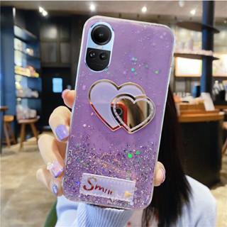 เคสโทรศัพท์ OPPO Reno10 5G Reno 10 Pro+ Reno10 Pro A58 A78 4G 5G Reno 8T 8Z 8 Pro Reno8 T Reno8T Reno8Z Case Ins Solid Glitter Star Love Pattern Softcase Cover เคส ออปโป้ รีโน่10Pro+ Reno10Pro Reno10ProPlus OPPOA58 OPPOA78