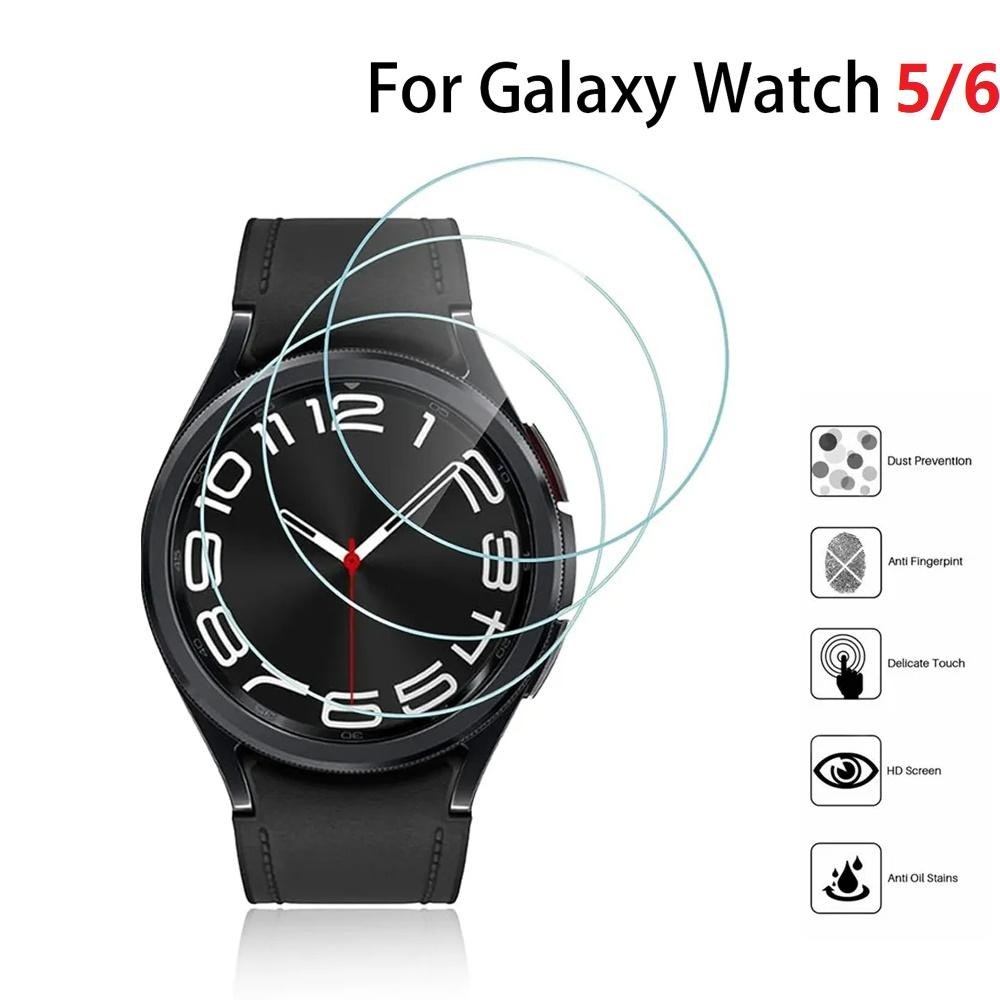 สําหรับ Samsung Galaxy Watch6 Watch 6 Classic Pro 40 43 44 47 มม. สมาร์ทวอทช์ ใสพิเศษ / ป้องกันแสงสีม่วง 2.5D ฟิล์มกระจกนิรภัย ป้องกันหน้าจอ