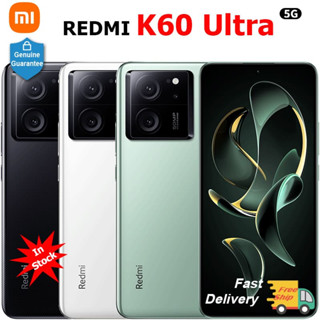 ใหม่ ของแท้ สมาร์ทโฟน Xiaomi Redmi K60 Ultra 5G หน้าจอ 6.67 นิ้ว 2K 144Hz SONY 50MP กล้อง 5000mAh 120W NFC MIUI 14