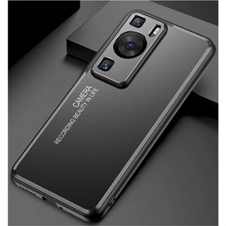 Huawei P60 P50 P40 Pro เคสแข็ง กันกระแทก โลหะ ด้าน ป้องกันลายนิ้วมือ กล้อง ป้องกันเต็มรูปแบบ เคสด้านหลัง