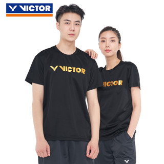 ใหม่ เสื้อยืดแขนสั้น ลาย Victor แบดมินตันแห้งเร็ว เหมาะกับฤดูร้อน สําหรับผู้ชาย และผู้หญิง 2023