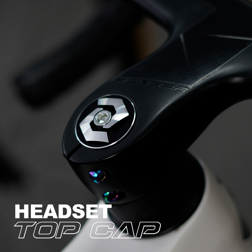 Og-evkin ฝาครอบคอแฮนด์จักรยาน อะลูมิเนียม พร้อมสกรู อุปกรณ์เสริม สําหรับจักรยานเสือภูเขา MTB