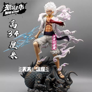 สินค้าใหม่ พร้อมส่ง ตุ๊กตาฟิกเกอร์ One Piece One Piece GK Wano Country Series 03 สเกลคู่ พร้อมไฟ รูปปั้นลูฟี่ ความเร็วห้าระดับ สําหรับตกแต่ง