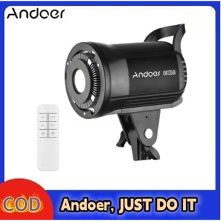 Andoer LM135Bi ไฟเติมแสง LED 135W หรี่แสงได้ 3000K-5600K พร้อมรีโมตคอนโทรล สําหรับถ่ายภาพผลิตภัณฑ์ พอร์ทเทรท พอร์ทเทรท เวดดิน