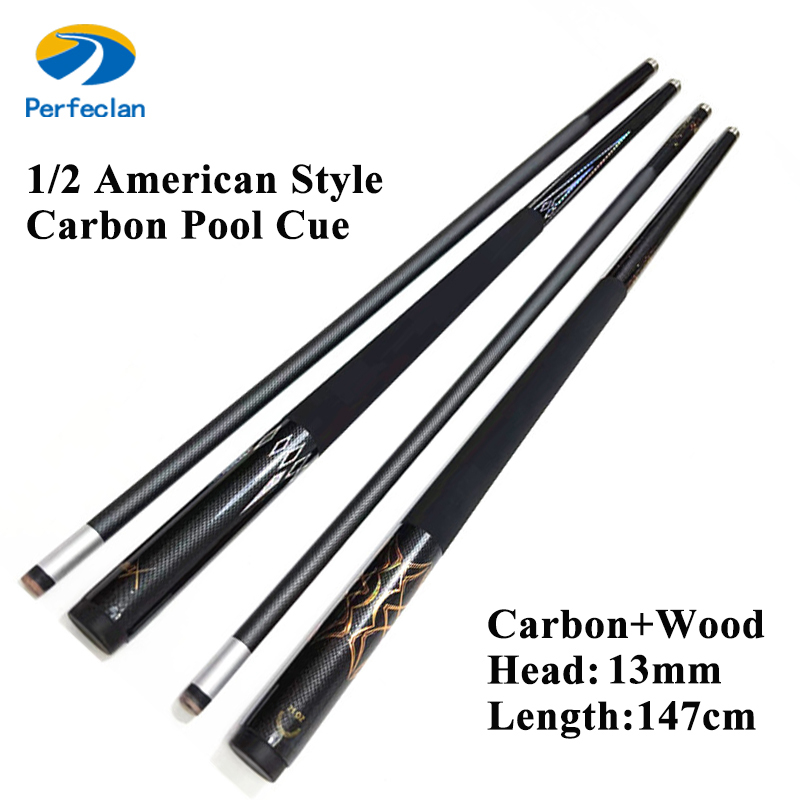 สมบูรณ์แบบ13มมคาร์บอนไฟเบอร์1/2แยกคาร์บอนบิลเลียดคิวหัวใหญ่8/9ลูกบิลเลียดไม้คิว<p>“><center><h4></h4><p><p><font color=
