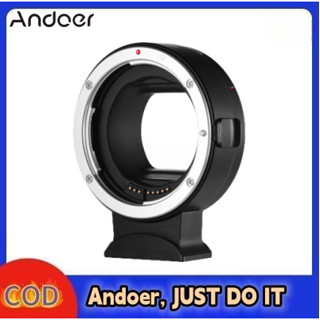 Andoer Ef-Eosr อะแดปเตอร์เลนส์กล้องแบบเปลี่ยนสําหรับ Ef-S To Eos R Rf Mount Full Frame Cameras แบบเปลี่ยน