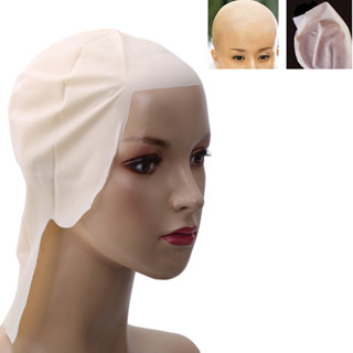 Latex Skin Fake Bald Head Fancy Party Dress Skinhead Wig Cap Unisex Decor