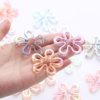 St.kunkka จี้ลูกปัดอะคริลิค รูปดอกไม้ห้ากลีบ 44 มม. กันรอยขี…