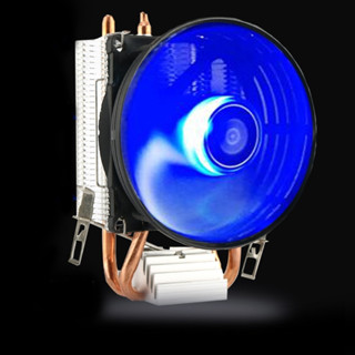 ซีพียูคูลเลอร์ CPU COOLER พัดลม CPU หัวเสียบแบบ 3พิน มีไฟLEDสีฟ้า ระบายความร้อนได้ดี ทำงานเงียบ รุ่น