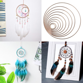 2J` Metal Dream Catcher Dreamcatcher Ring Macrame Craft Hoop DIY