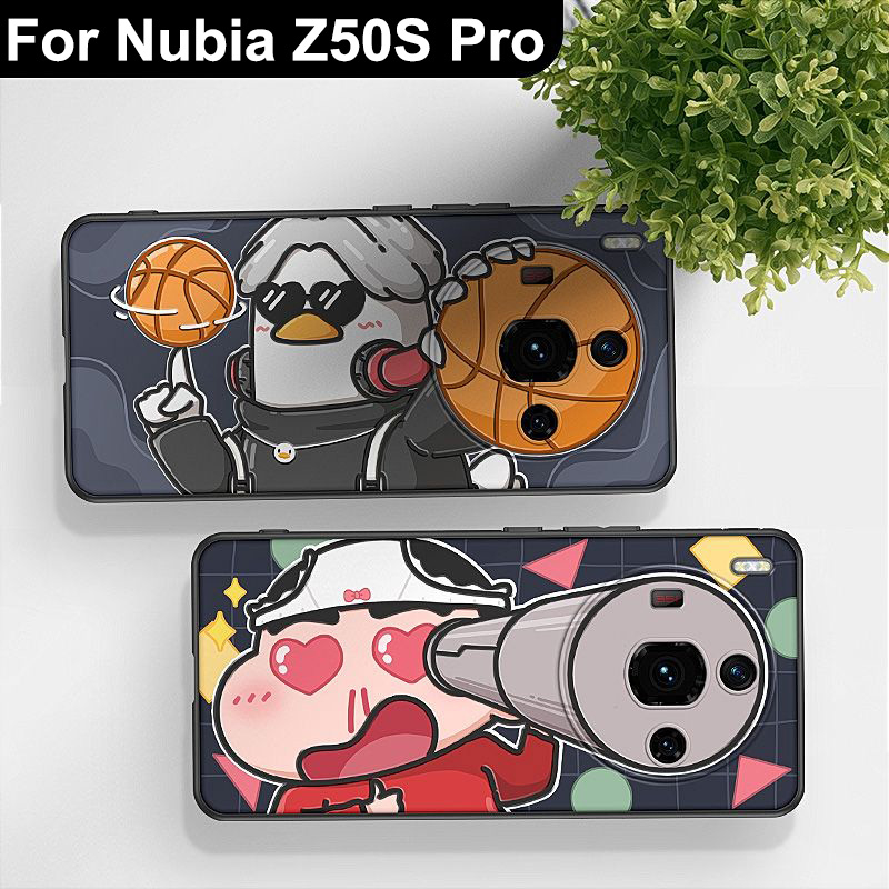 สําหรับ Nubia Z50S Pro กรณีซิลิโคนป้องกันโทรศัพท์สําหรับ Nubia Z50SPro กันกระแทก Capa สําหรับ Z50 S 