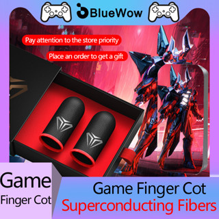 Bluewow 【ท่าทางพิเศษ-SZ02】ถุงมือนิ้วหัวแม่มือ ป้องกันเหงื่อ สําหรับเล่นเกม