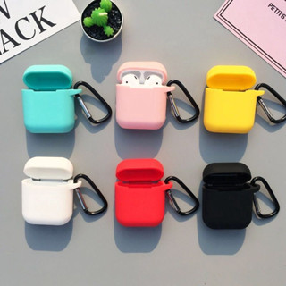 INPODS เคสป้องกันหูฟัง สีพื้น สําหรับ Airpods 12 1 2 12