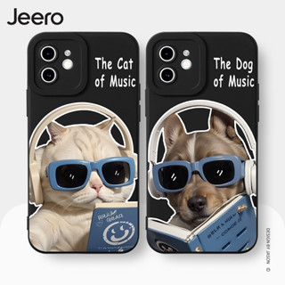 Jeero เคสคู่ เคสไอโฟน คู่รัก กันกระแทกซิลิโคนนุ่มน่ารักตลก เคสโทรศัพท์ Compatible for iPhone 15 14 13 12 11 Pro Max SE 2020 X XR XS 8 7 6 6S Plus พลัส HFE2785