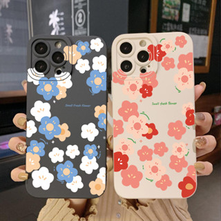 เคสโทรศัพท์มือถือ ขอบสี่เหลี่ยม ลายดอกไม้ สําหรับ Infinix Hot 12i 10S 11 10 Play 11S 10i Smart 6 HD X6511 X657B X6512 Note 12 G96