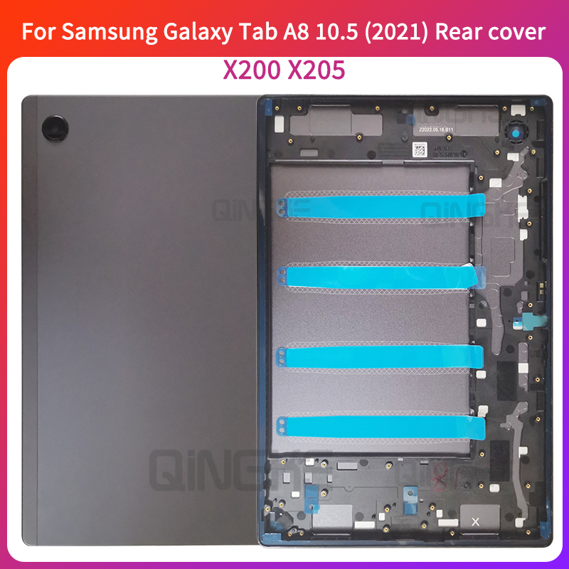 ฝาครอบด้านหลัง สําหรับ Samsung Galaxy Tab A8 10.5 (2021) X200 X205