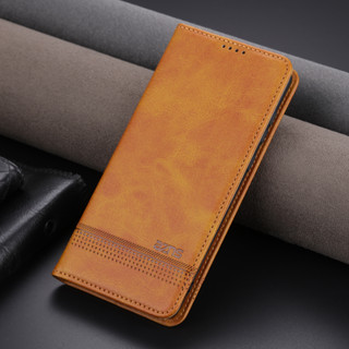 เคสสำ Vivo Y36 Case Leather Flip Magnetic Back Cover Vivo Y36 VivoY36 เคสฝาพับ มือถือแล