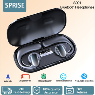 Sprise S901 TWS หูฟังบลูทูธไร้สาย 5.3 ตัดเสียงรบกวน กันน้ํา กันเหงื่อ พร้อมปลั๊ก Type C