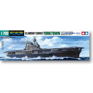 Tamiya 31712 ชุดโมเดลเครื่องบิน สเกล 1/700 WWII U.S USS Yorktown CV-5