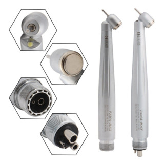 Den tal Surgical หัวฉีดสเปรย์ไฟเบอร์ออปติก LED 45 องศา ความเร็วสูง 45 องศา