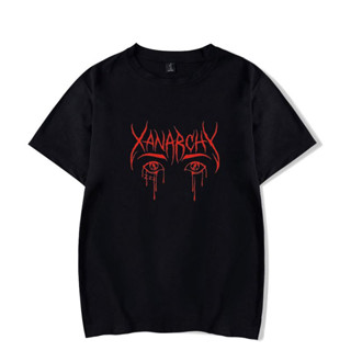 Lil XAN Xanarchy เสื้อยืด ผ้าฝ้าย สไตล์ฮิปฮอป ขนาดใหญ่ 4XL 3131 สําหรับผู้ชาย และผู้หญิง เหมาะกับฤดูร้อน