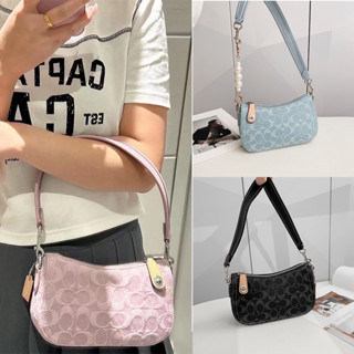 พร้อมส่ง ของแท้ 100% COACH CJ939 กระเป๋าถือ กระเป๋าสะพายไหล่ ใต้วงแขน ขนาดเล็ก สไตล์เรโทร สําหรับผู้หญิง