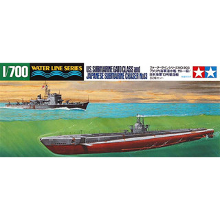 Tamiya 31903 ชุดโมเดลเรือดําน้ํา 1/700 Uss Gato Class &amp; Japanese Chaser No.13