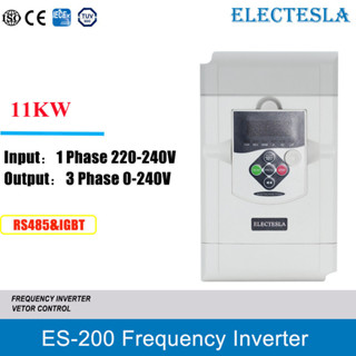 อินเวอร์เตอร์ พลังงานแสงอาทิตย์ 11KW เฟสเดียว 220V เป็น สามเฟส 220V ทนทาน สําหรับปั๊มจุ่มลึก ความถี่ ไดรฟ์ AC