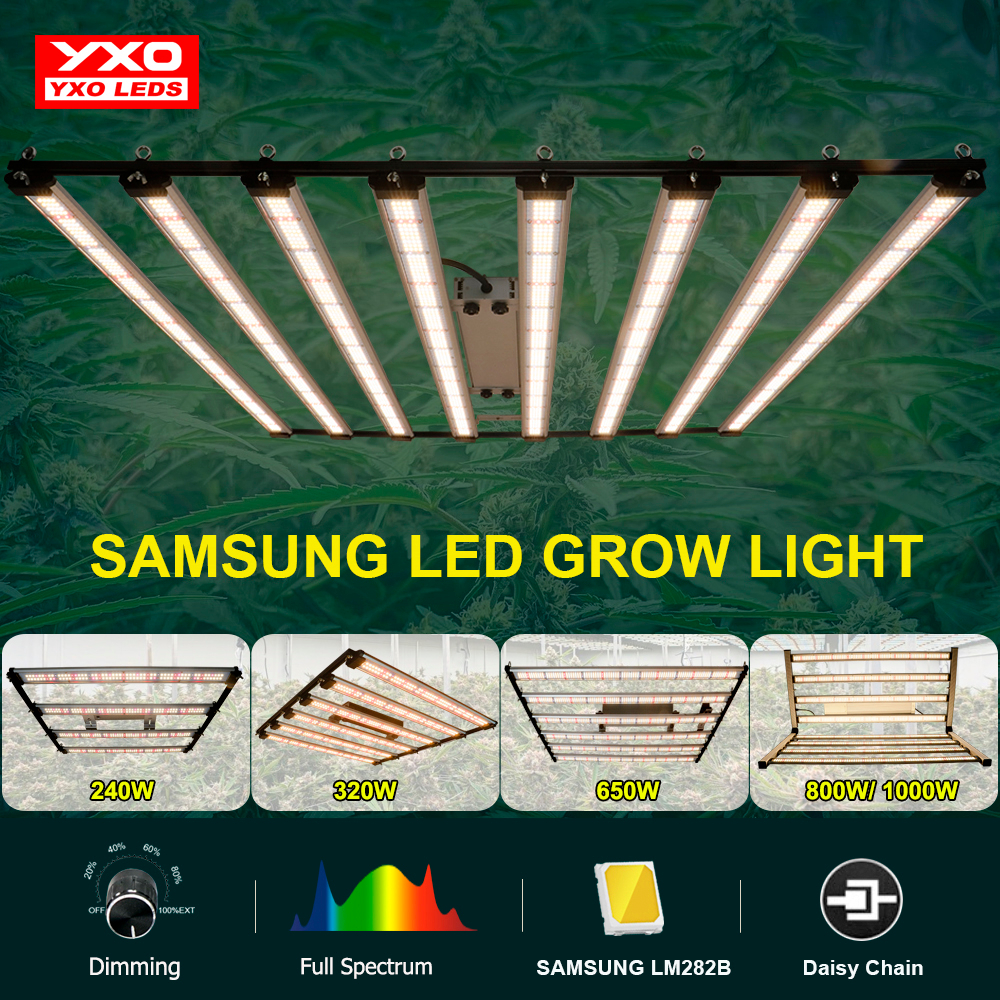 ไฟปลูก SamsungLM282B ไฟปลูกต้นไม้ไฟบาร์ หรี่แสงได้ ไฟปลูกดอกไม้ UV IR switch ไฟช่วยต้นไม้ตัวเร็ว led โคมไฟ 240w 320w 650w800w 1000w
