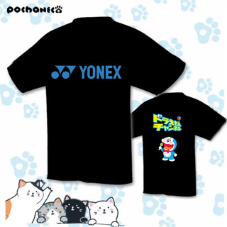 Yonex ใหม่ เสื้อกีฬาเทนนิส ดูดซับเหงื่อได้ดี ลายการ์ตูนโดราเอมอน แห้งเร็ว ระบายอากาศ ใส่สบาย แฟชั่นฤดูร้อน สําหรับผู้ชาย และผู้หญิง 2023