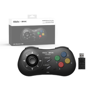 8bitdo NEOGEO จอยสติ๊กควบคุม แบบไร้สาย สําหรับ Windows Android NEOGEO Mini พร้อมลิขสิทธิ์แท้จาก SNK (สีดํา)