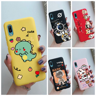 เคสโทรศัพท์มือถือ ซิลิโคนนิ่ม TPU ลายการ์ตูนนักบินอวกาศ สําหรับ Huawei Y6 Pro (2019) Y6 Pro 2019