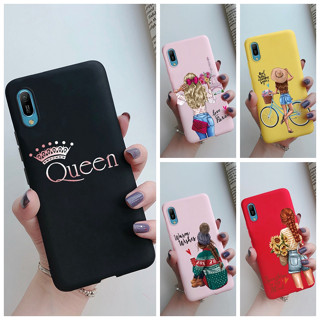 สําหรับ Huawei Y6 Pro (2019) เคสหรูหรา มงกุฎแฟชั่น เด็กผู้หญิง กันกระแทก กันชน ซิลิโคนนิ่ม เคส