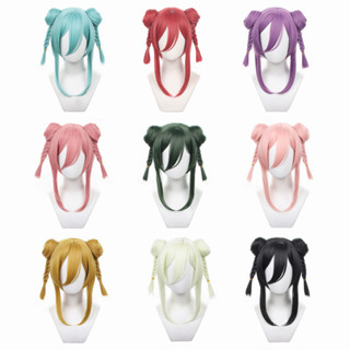 Holoun Blue Lock Wig Cosplay วิกผมคอสเพลย์ มังงะ มังงะ กังฟู โรส เส้นใยสังเคราะห์ ปรับได้ 9 สี Chigiri Wig