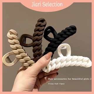 Jiari Selection  [✨สินค้าใหม่✨] กิ๊บติดผม ป้องกันการแตกหัก ขนาดใหญ่ น้ําหนักเบา สีพื้น สําหรับผู้หญิง จัดส่งภายใน 24 ชม