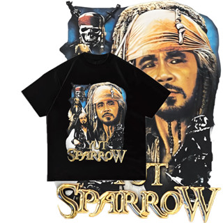 เสื้อยืดพิมพ์ลาย Yut Sparrow ยุทธสแปโร่ ‍☠️ ป้าย Hiptrack ราคาถูก