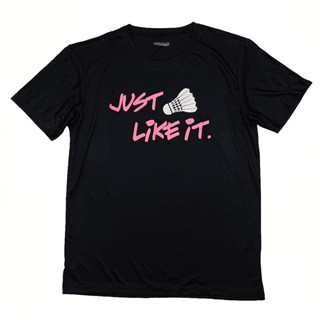 เสื้อยืดกีฬาแบดมินตัน JUST LIKE IT ทีมชาติไทย แบบเปิด แขนสั้น