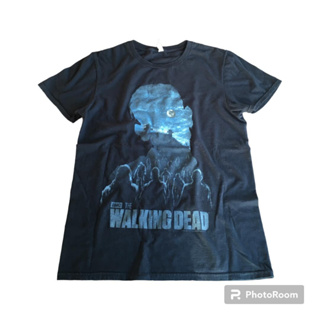 newtrend0.th เสื้อยืดพิมพ์ลายแฟชั่นเสื้อ The Walking Dead ลายตาเทา ของแท้มือ1 ผ้าฝ้าย 100% S-5XL