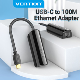 Vention Network Card Gold-plated High Speed 10/100/1000Mbps USB C to Gigabit Ethernet Adapter Type C to RJ45 for Laptop PC CFB/CFN/CFA