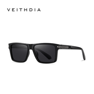 Veithdia ใหม่ แว่นตากันแดด เลนส์โพลาไรซ์ กันแสง UV TR90 หลากสีสัน แฟชั่น สําหรับผู้ชาย TR7554