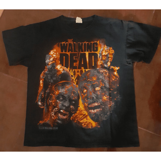 newtrend0.th เสื้อยืดพิมพ์ลายแฟชั่นเสื้อ The Walking Dead ลายตาเทา ของแท้มือ1 ผ้าฝ้าย 100% S-5XL