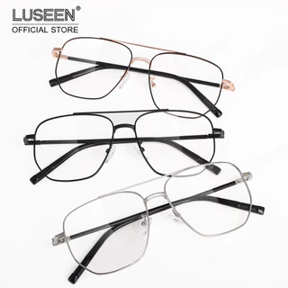 LUSEEN แว่นตากันแดดแฟชั่น ผู้หญิงและผู้ชาย แว่นตาเปลี่ยนเลนส์ได้ แว่นออกแดดเปลี่ยนสี AG2233