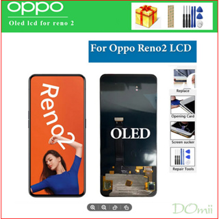 Oled หน้าจอสัมผัส LCD 6.5 นิ้ว แบบเปลี่ยน สําหรับ Oppo Reno 2 PCKM70 PCKT00 PCKM00 CPH1907