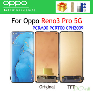 อะไหล่หน้าจอสัมผัส LCD ดิจิทัล Amoled TFT 6.55 นิ้ว สําหรับ Oppo Reno3 Pro 5G