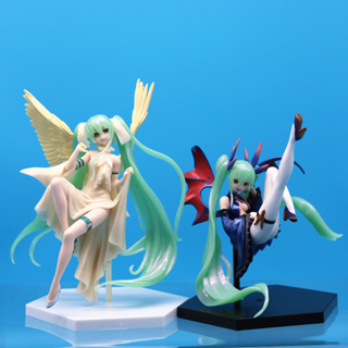 โมเดลฟิกเกอร์ PVC อนิเมะ Hatsune Miku ขนาด 17-20 ซม. สวยงาม สําหรับเก็บสะสม