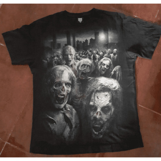 newtrend0.th เสื้อยืดพิมพ์ลายแฟชั่นเสื้อ The Walking Dead ลายตาเทา ของแท้มือ1 ผ้าฝ้าย 100% S-5XL