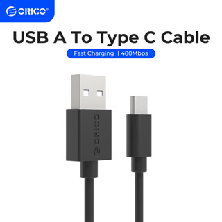 Orico สายชาร์จ USB A เป็น Type C 480Mbps 24AWG ทองแดง สําหรับสมาร์ทโฟน รถยนต์