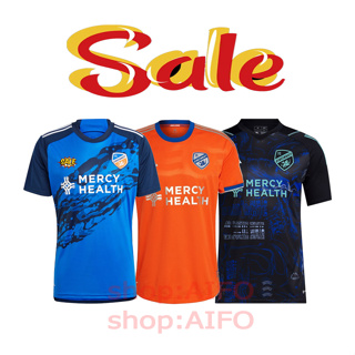 เสื้อกีฬาแขนสั้น ลายทีมชาติฟุตบอล Cincinnati Home Away Jersey 23 24 ชุดเหย้า สําหรับผู้ชาย